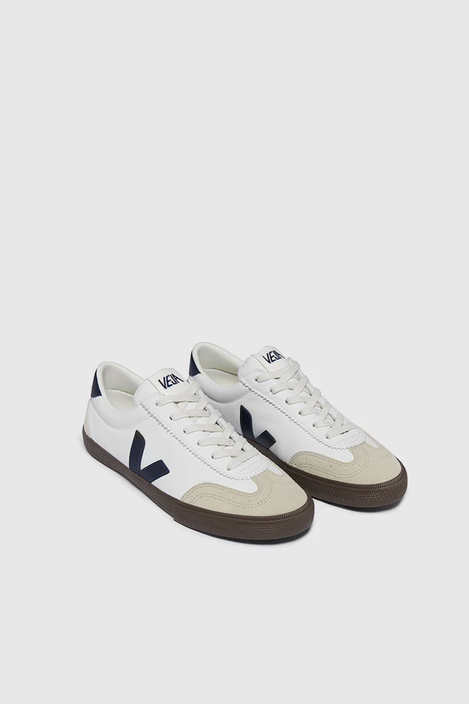 Volley Leather - White / Nautico / Bark - Image 3