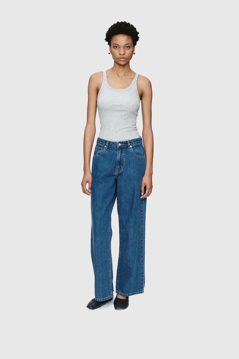 Wide Leg Jean - Heritage Blue - Image 3