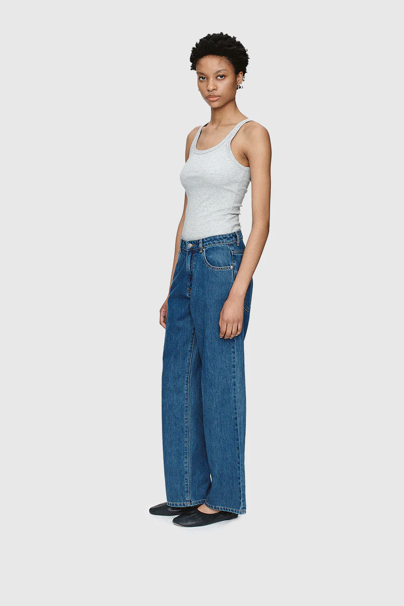 Wide Leg Jean - Heritage Blue - Image 4
