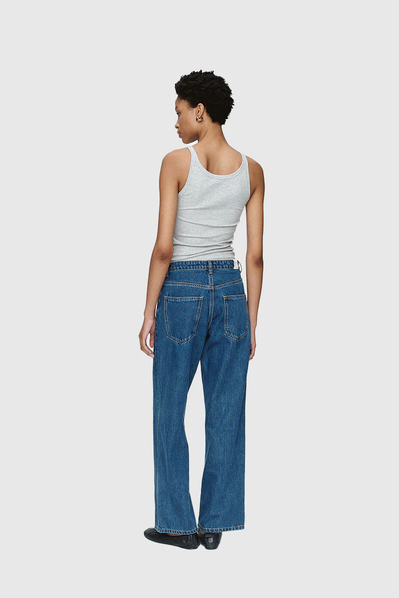 Wide Leg Jean - Heritage Blue - Image 5