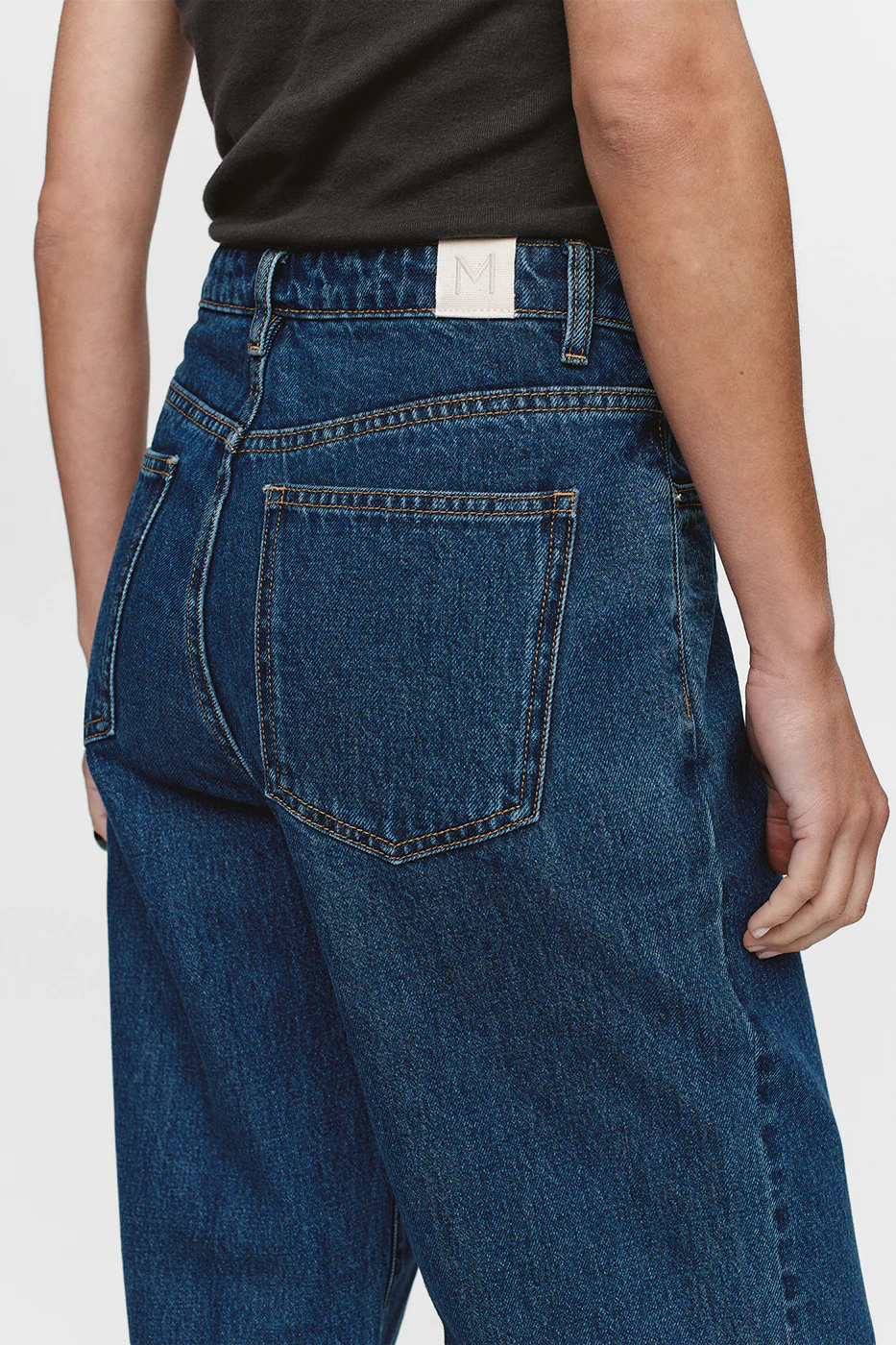 Wide Leg Jean - Washed Indigo - Image 5