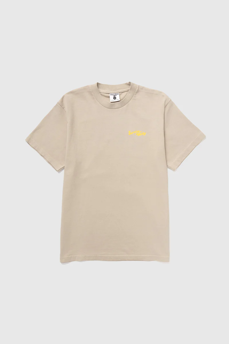 Work + Pleasure Tee - Stone
