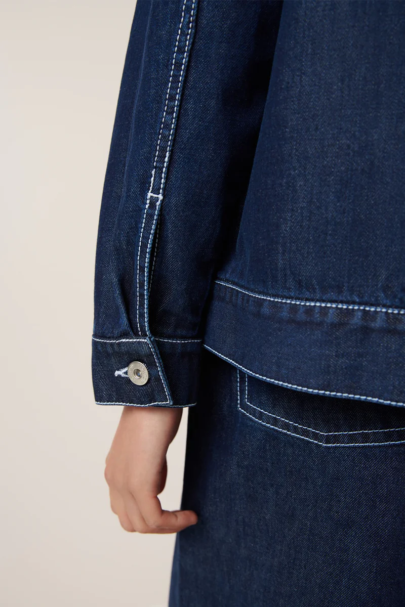 Worker Jacket - Indigo Denim - Image 8